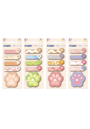 Gıpta Yapışkan Not-Pati Desenli 48 Li Stand K0114