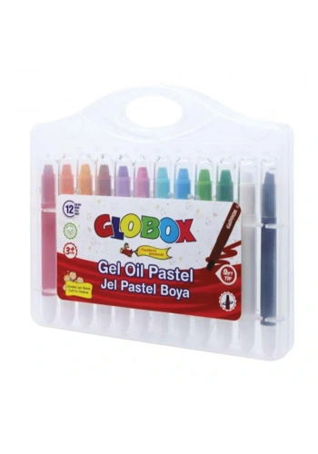 Globox Çevirmeli Jel Pastel Boya 12 Li 3259