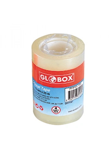 Globox Şeffaf Bant 19x25 4 Lü