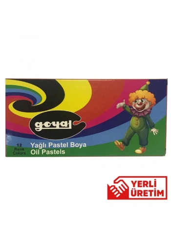 Goyal Pastel Boya Karton 12 Renk Köşeli PTL-112