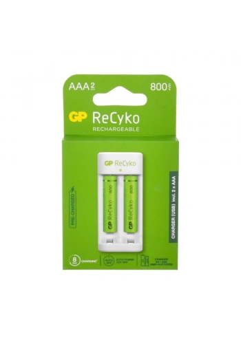 GP E211 2xAAA 800 mAh USB Pil Şarj Cihazı