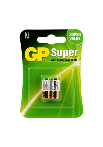 GP LR1 Alkalin Kısa Yarım Kalem Pil 2Li Blister