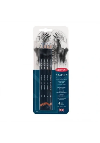 Graphic Pencil Medium 4 lü Blister