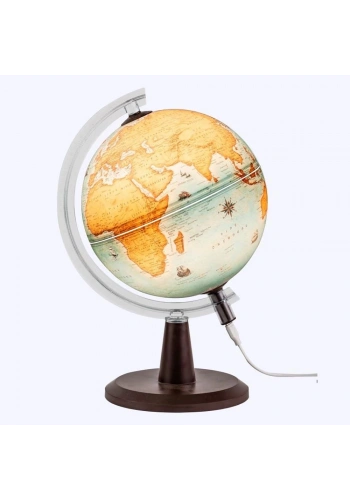 Gürbüz Modern Küre Antik Işıklı 20 CM 48205