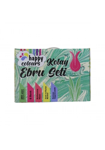 Happy Colours Kolay Ebru Seti 6 Renk