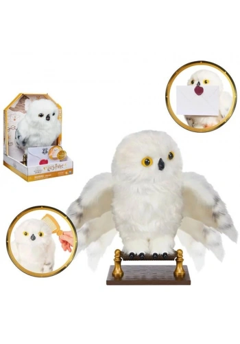 Harry Potter İnteraktif Büyüleyici Hedwig Baykuş Peluş Oyuncak 23 Cm 6061829