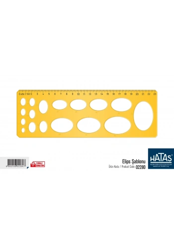 Hatas Elips Şablonu 2280