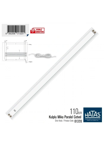 Hatas Mika Paralel Cetveli Kalın Kulplu 110cm