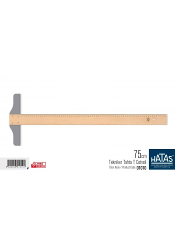 Hatas Tekniker T Cetveli Tahta 75cm