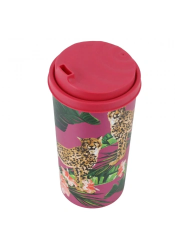 Herevin Desenli Kahve Bardağı-Leopar 470 CC 161920-014