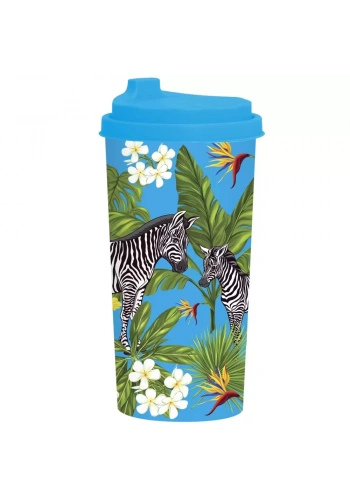 Herevin Desenli Kahve Bardağı-Zebra 470 CC 161920-015