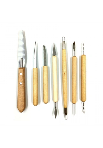 Hobi Market Art Bıçaklı Seramik Modelaj Aleti Seti 7 Parça