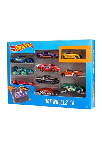 Hot Wheels Araba Seti 10 Lu 54886
