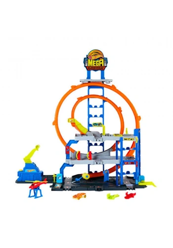 Hot Wheels Mega Loop Garaj Mtl-jbm74