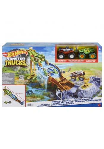 Hot Wheels Monster Trucks Heyecanlı Yarışlar Oyun Seti