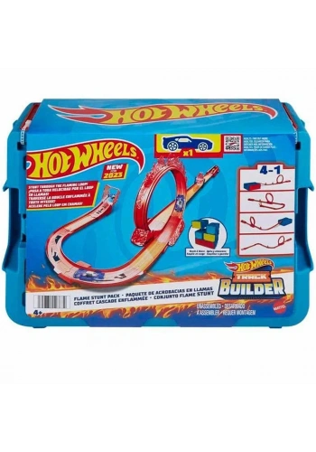 Hot Wheels Track Builder Alev Temalı Akrobasi Seti HMC04