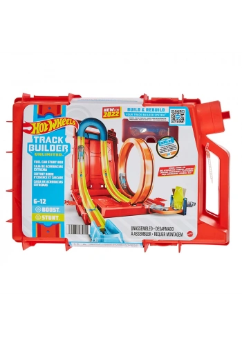 Hot Wheels Track Builder Benzin Bidonu Akrobasi Seti