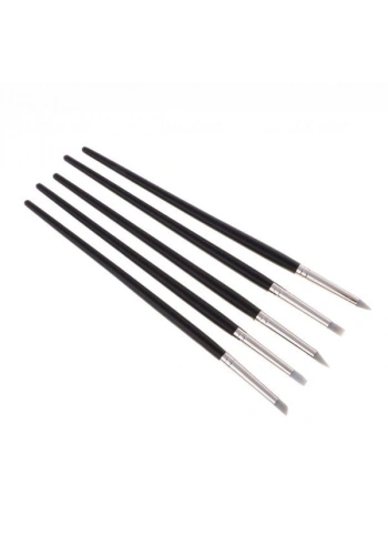 İnce Silikon Uçlu Fırça Seti 5li