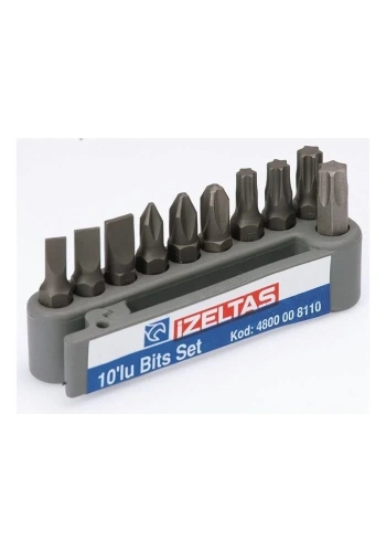 İZELTAŞ 10lu Bits Set 25 mm