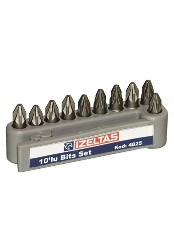 İZELTAŞ 4825000002 Pozidriv Bits Set 25 mm Pz2