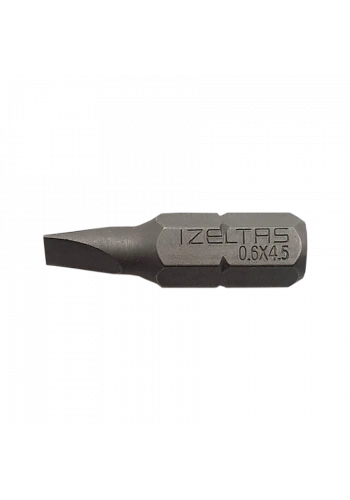 İZELTAŞ Düz Bits Uç 0.6x4.5 (25MM)