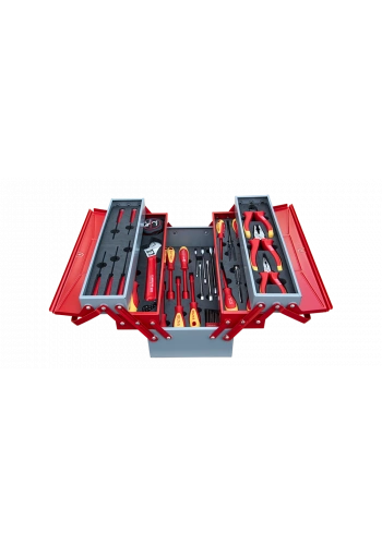 İzeltaş Elektrikçi Takım Çantası 5 Gözlü 45 Parça