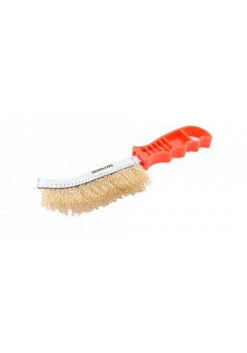 İzeltaş Kıvrık Uçlu Fırça Plastik Saplı 270 mm