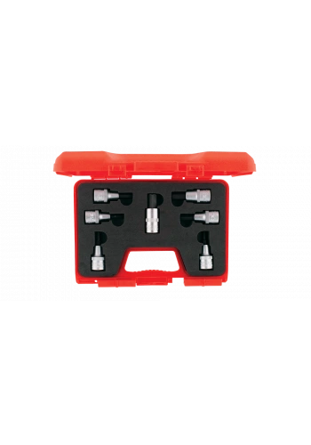 İzeltaş Lokmalı Allen Uç Takımı 1/2 İnç 60 mm 7 Parça