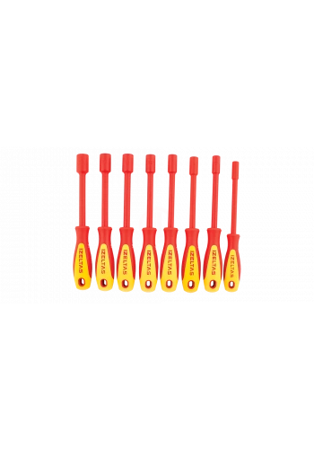 İzeltaş Tornavida Seti Lokma Uçlu Süngüsü İzoleli 1000V 8 Parça