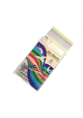 JET COLOR A4 RENKLİ FOTOKOPİ KAĞIDI 50 Lİ 5 RENK