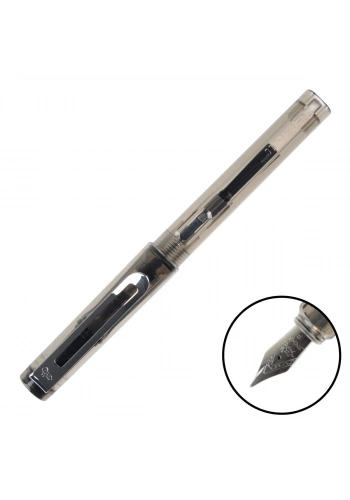 Jinhao Dolma Kalem Fine Şeffaf Siyah