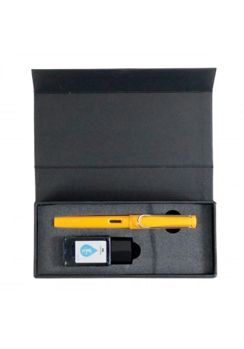 Jinhao Dolma Kalem Seti 15ml Mürekkepli Kutulu Turuncu