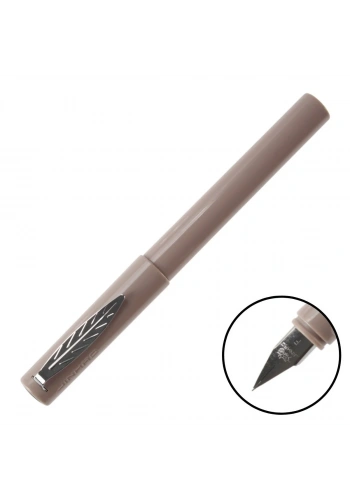 Jinhao Dolma Kalem Yaprak Klipsli Fine Mat Kül Lila