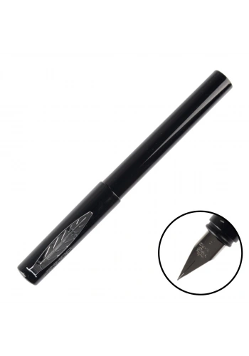 Jinhao Dolma Kalem Yaprak Klipsli Fine Mat Siyah