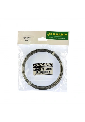Jordania Aluminyum Tel Gümüş 1.5mmx6mt