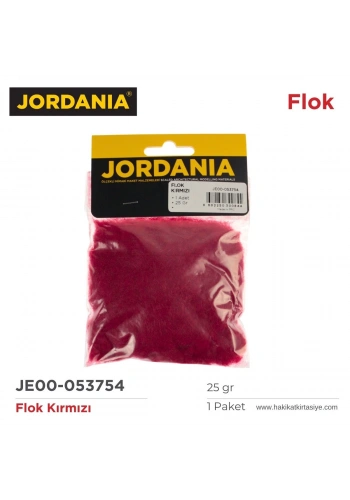 Jordania Flok Kırmızı 25gr