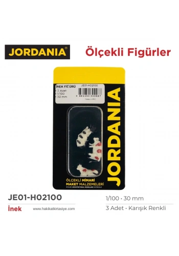Jordania Maket İnek Figürü 1/100 30mm 3lü