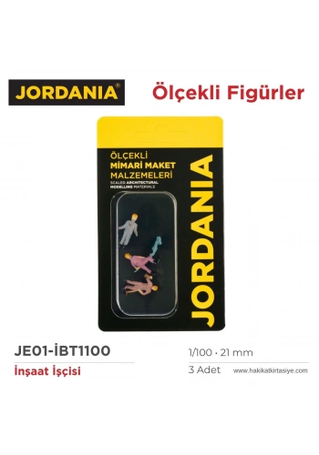 Jordania Maket İnsan İşçisi Figürü 1/100 21mm 3lü