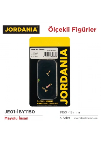 Jordania Maket İnsan Mayolu Figürü 1/150 13mm 4lü