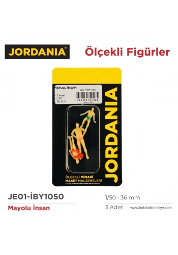 Jordania Maket İnsan Mayolu Figürü 1/50 36mm 3lü