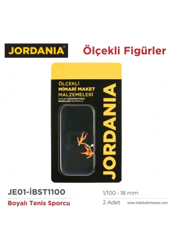 Jordania Maket Tenis Sporcu 1/100 18mm 2li