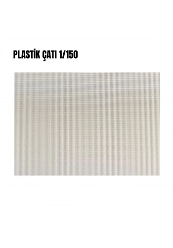 Jordania Plastik Çatı Beyaz A4 1/150