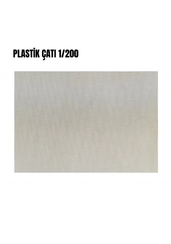 Jordania Plastik Çatı Beyaz A4 1/200