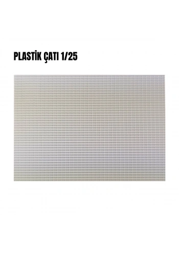 Jordania Plastik Çatı Beyaz A4 1/25