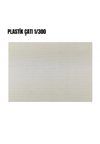 Jordania Plastik Çatı Beyaz A4 1/300