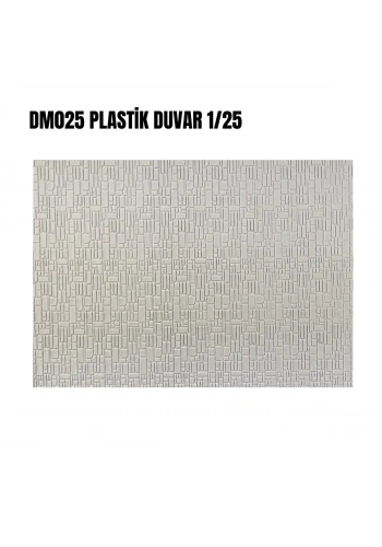 Jordania Plastik Duvar Beyaz A4 1/25