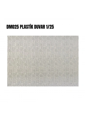 Jordania Plastik Duvar Beyaz A4 1/25