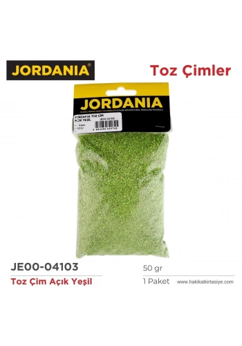 Jordania Toz Çim Açık Yeşil 50gr