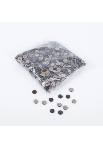 Kahverengi Gömlek Düğmesi 100 Adet