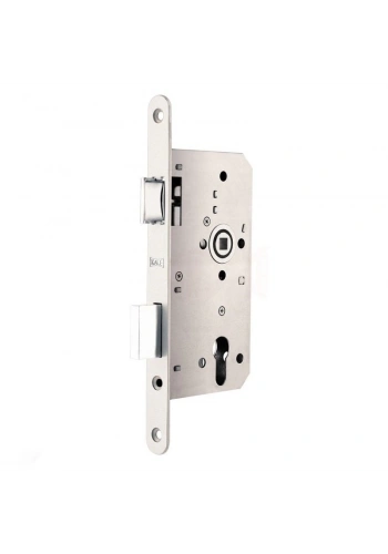 Kale Alman Tipi Silindirli Gömme Kilit Oval Krom 55 mm (Silindirsiz) - 150PZW00042